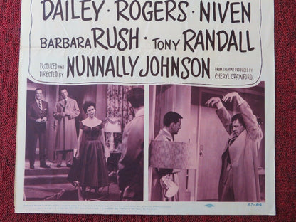 OH, MEN! OH WOMEN! US INSERT (14"x 36") POSTER GINGER ROGERS DAN DAILEY 1957