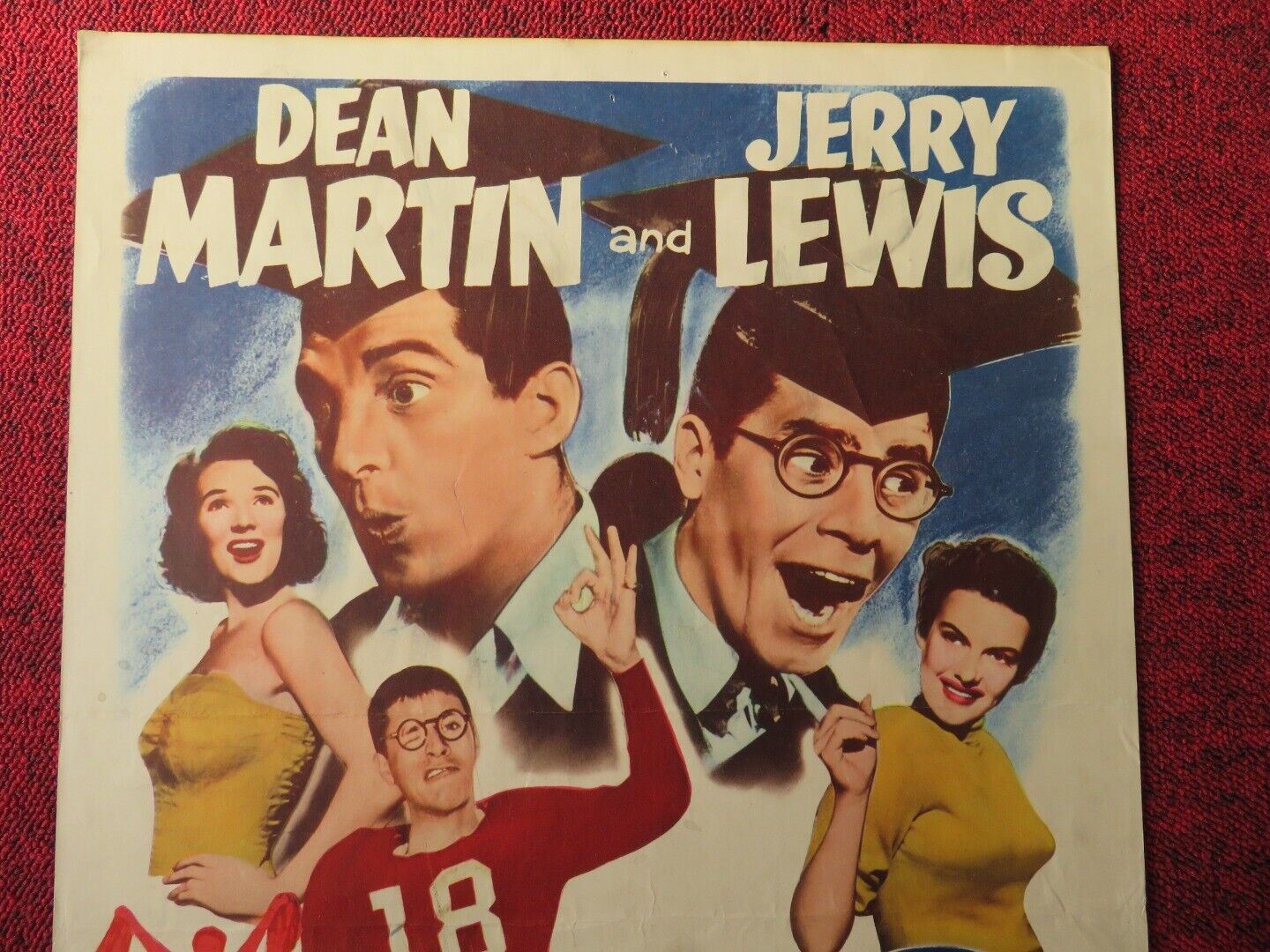 THAT'S MY BOY  US INSERT (14"x 36") POSTER DEAN MARTIN JERRY LEWIS 1950