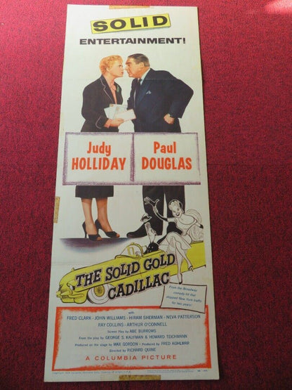 THE SOLID GOLD CADILLAC US INSERT (14"x 36") POSTER JUDY HOLLIDAY 1956