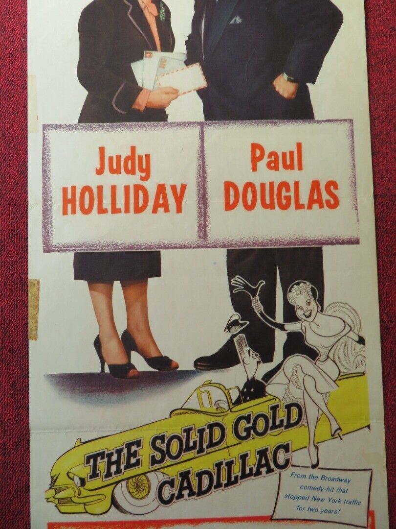 THE SOLID GOLD CADILLAC US INSERT (14"x 36") POSTER JUDY HOLLIDAY 1956