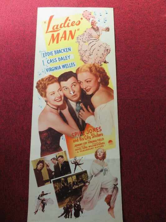 LADIES' MAN US INSERT (14"x 36") POSTER EDDIE BRACKEN CASS DALEY 1947