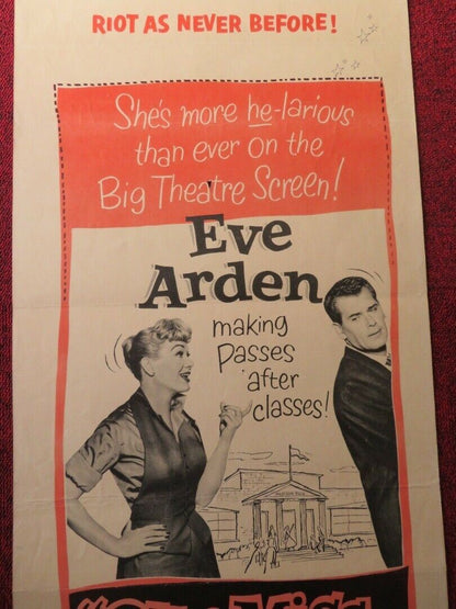 OUR MISS BROOKS  US INSERT (14"x 36") POSTER EVE ARDEN GALE GORDON 1956