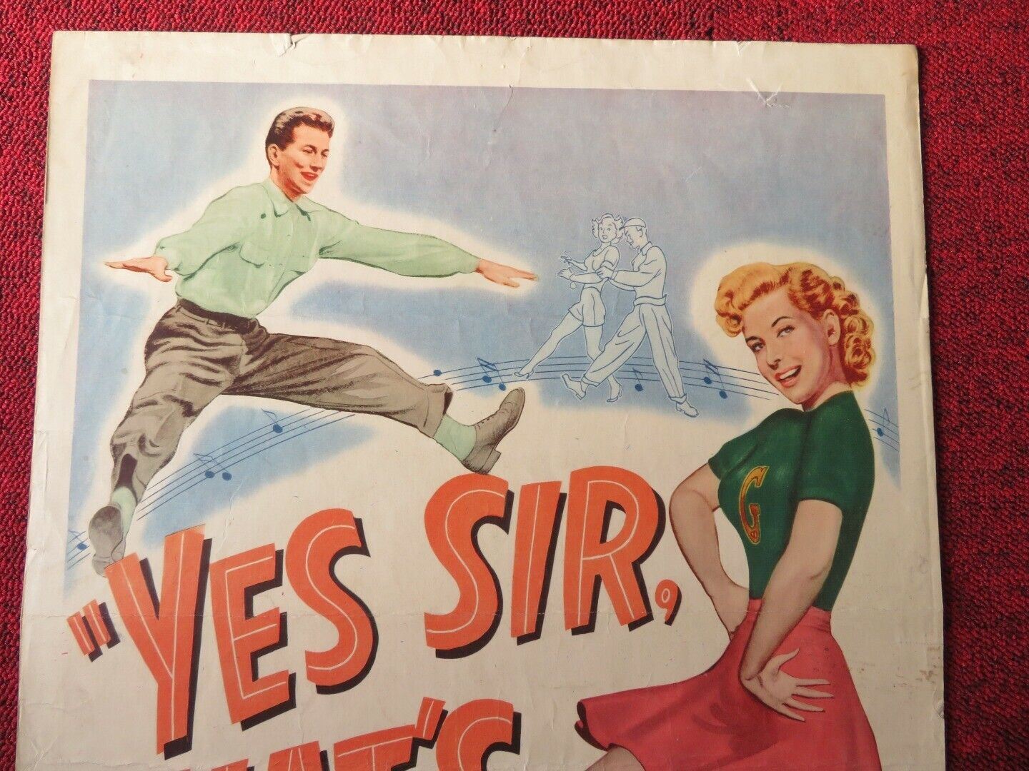 YES SIR, THAT'S MY BABY  US INSERT (14"x 36") POSTER DONALD O'CONNER 1949