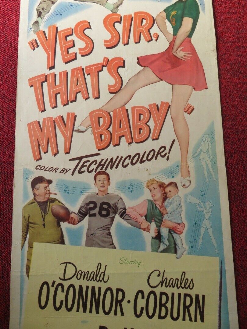 YES SIR, THAT'S MY BABY  US INSERT (14"x 36") POSTER DONALD O'CONNER 1949