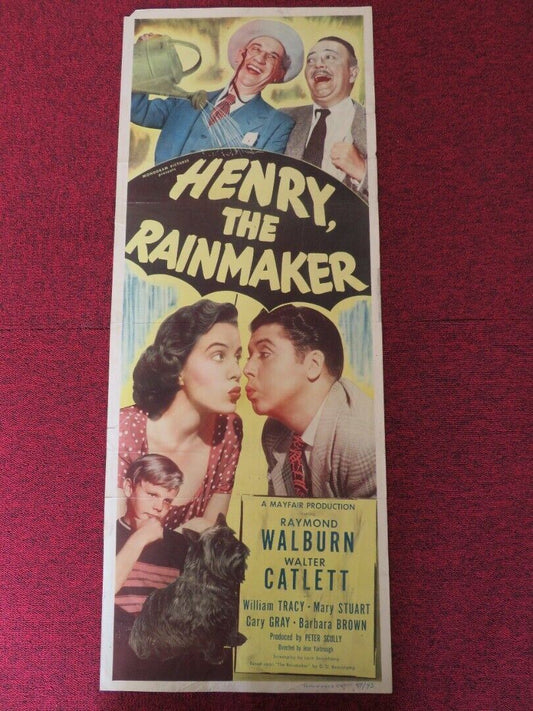 HENRY, THE RAINMAKER US INSERT (14"x 36") POSTER RAYMOND WALBURN 1949