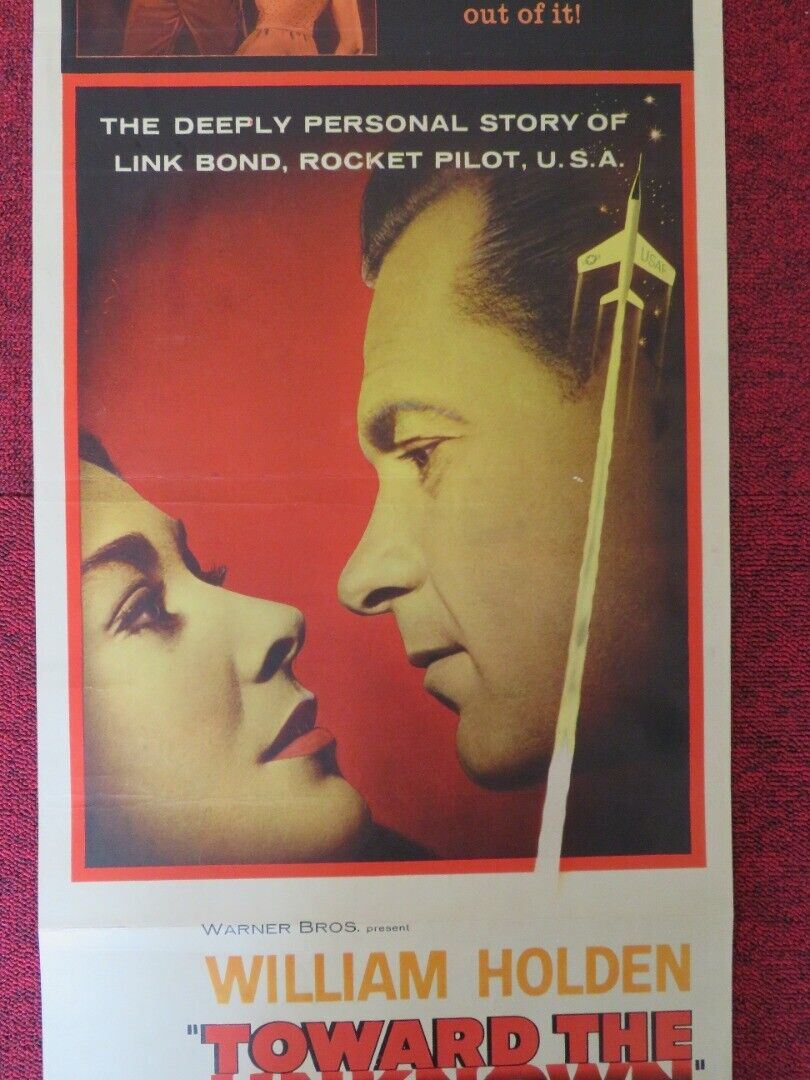 TOWARD THE UNKNOWN US INSERT (14"x 36") POSTER WILLIAM HOLDEN LLODY NOLAND 1956