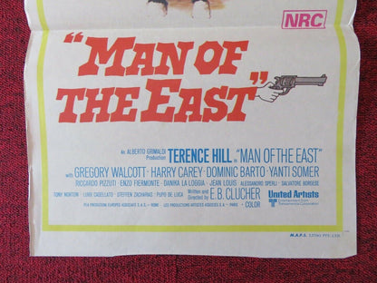 MAN OF THE EAST FOLDED AUSTRALIAN DAYBILL POSTER TERENCE HILL GREGORY WALCOTT