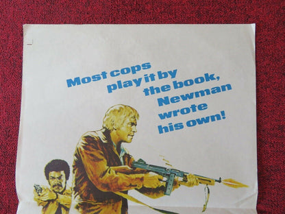 NEWMAN'S LAW FOLDED AUSTRALIAN DAYBILL POSTER GEORGE PEPPARD ROGER ROBINSON 1974