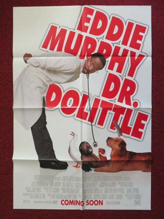 DR.DOLITTLE  FOLDED US ONE SHEET POSTER EDDIE MURPHY 1998