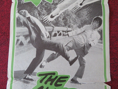 THE ANGRY DRAGON FOLDED AUSTRALIAN DAYBILL POSTER TIEN YING LI 1973