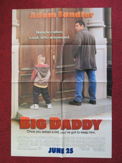 BIG DADDY  FOLDED US ONE SHEET POSTER ADAM SANDLER JOEY LAUREN 1999