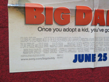 BIG DADDY  FOLDED US ONE SHEET POSTER ADAM SANDLER JOEY LAUREN 1999