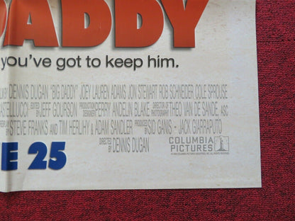 BIG DADDY  FOLDED US ONE SHEET POSTER ADAM SANDLER JOEY LAUREN 1999