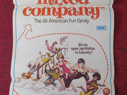 MIXED COMPANY FOLDED AUSTRALIAN DAYBILL POSTER BARBARA HARRIS JOSEPH BOLOGNA '74