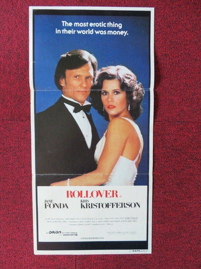 ROLLOVER FOLDED AUSTRALIAN DAYBILL POSTER JANE FONDA  KRIS KRISTOFFERSON 1981