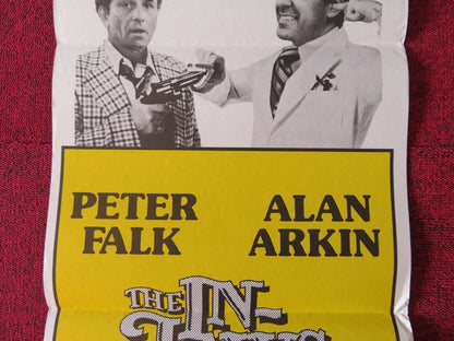 THE IN-LAWS FOLDED AUSTRALIAN DAYBILL POSTER PETER FALK ALAN ARKIN 1979