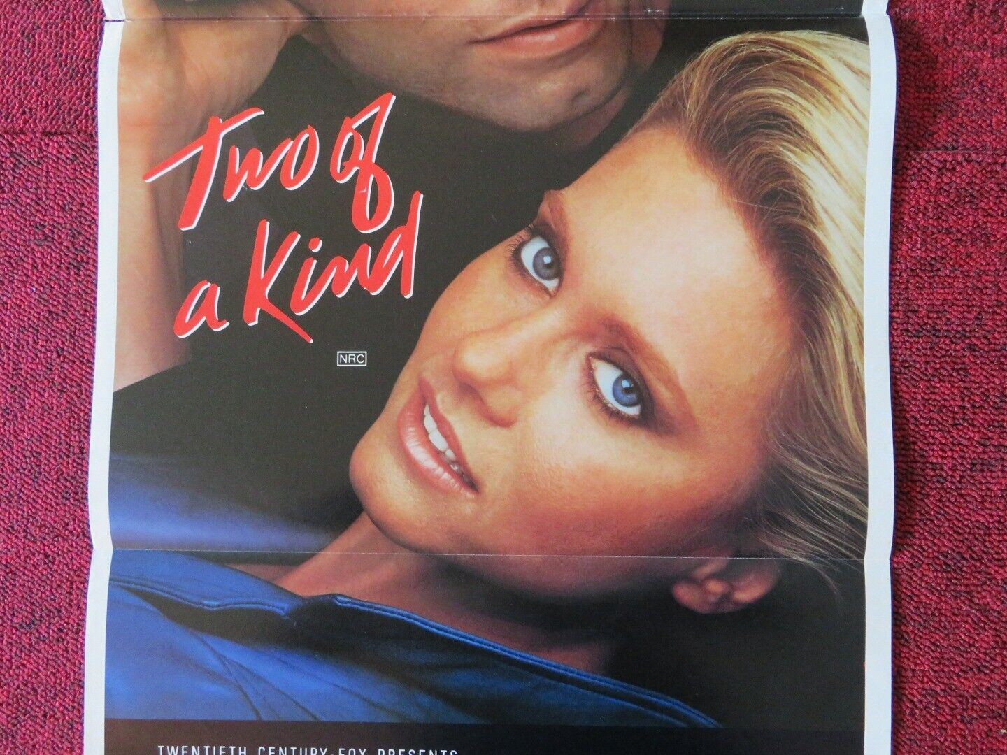 TWO OF A KIND FOLDED AUSTRALIAN DAYBILL POSTER JOHN TRAVOLTA  OLIVIA NEWTON-JOHN