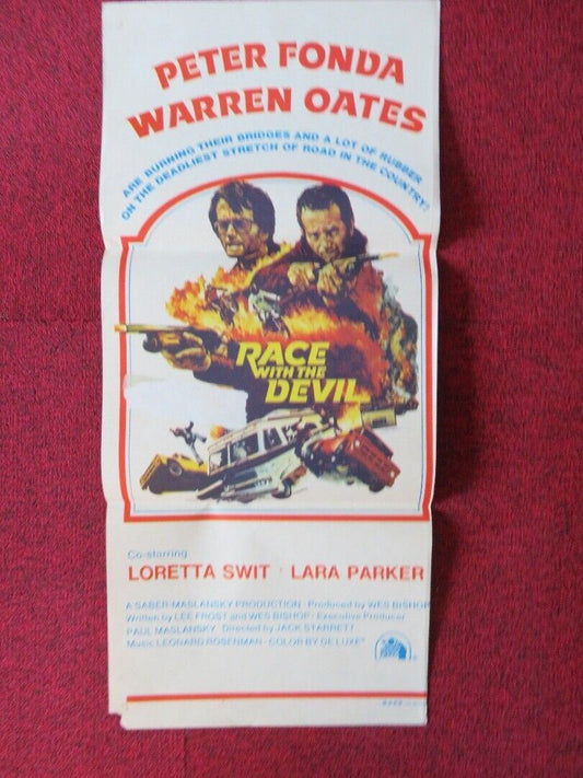 RACE WITH THE DEVIL FOLDED AUSTRALIAN DAYBILL POSTER PETER FONDA  WARREN OATES