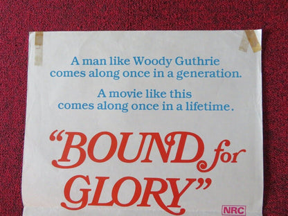 BOUND FOR GLORY FOLDED AUSTRALIAN DAYBILL POSTER DAVID CARRADINE RONNY COX 1976