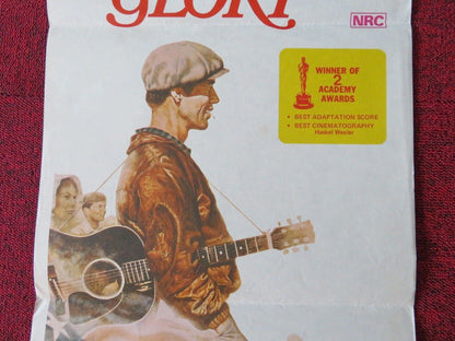 BOUND FOR GLORY FOLDED AUSTRALIAN DAYBILL POSTER DAVID CARRADINE RONNY COX 1976