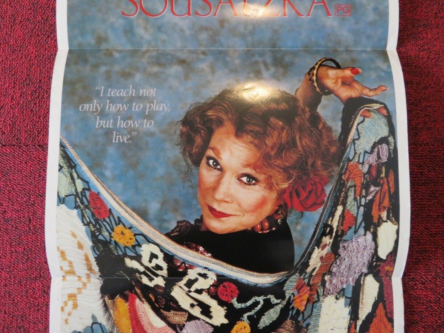 MADAME SOUSATZKA  FOLDED AUSTRALIAN DAYBILL POSTER Shirley MacLaine Twiggy 1988