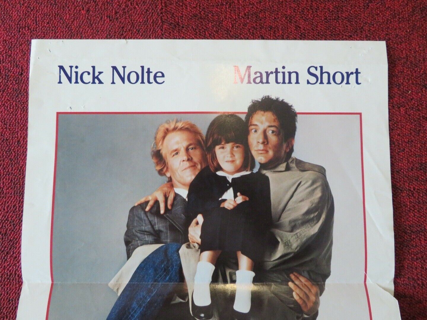 THREE FUGITIVES  FOLDED AUSTRALIAN DAYBILL POSTER Nick Nolte Martin Short 1989