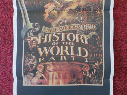 HISTORY OF THE WORLD PART I FOLDED AUSTRALIAN DAYBILL POSTER Mel Brooks 1981