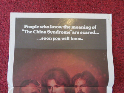 THE CHINA SYNDROME FOLDED AUSTRALIAN DAYBILL POSTER Jane Fonda Jack Lemmon 1979