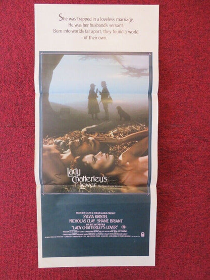 LADY CHATTERLEY'S LOVER FOLDED AUSTRALIAN DAYBILL POSTER Sylvia Kristel 1981