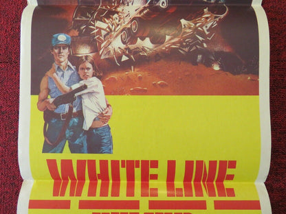 WHITE LINE FEVER FOLDED AUSTRALIAN DAYBILL POSTER Jan-Michael Vincent 1975