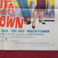 GET OUTTA' TOWN   FOLDED US ONE SHEET POSTER DOUG WILSON TONY LOUIS 1959