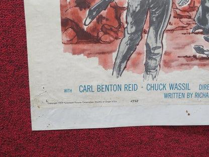 THE TRAP  FOLDED US ONE SHEET POSTER RICHARD WIDMARK LEE J.COBB 1959