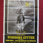 WISHBONE CUTTER / The Shadow of Chikara  FOLDED US ONE SHEET POSTER 1977