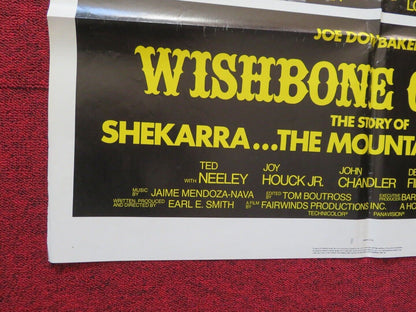 WISHBONE CUTTER / The Shadow of Chikara  FOLDED US ONE SHEET POSTER 1977