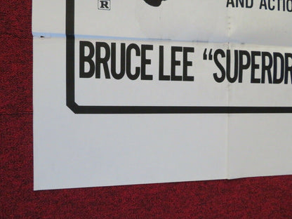 SUPERDRAGON / Dragon: The Bruce Lee Story FOLDED US ONE SHEET POSTER B LEE 1993