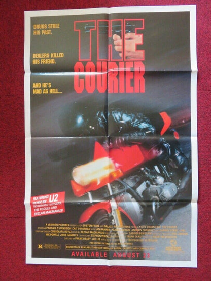 THE COURIER FOLDED US ONE SHEET POSTER GABRIEL BYRNE 1988