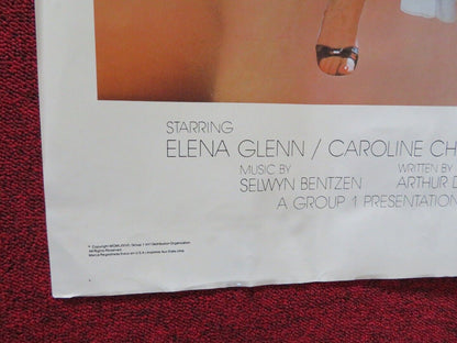 LIZ  ADULT FOLDED US ONE SHEET POSTER ELENA GLENN CAROLINE CHRISTIAN 1976