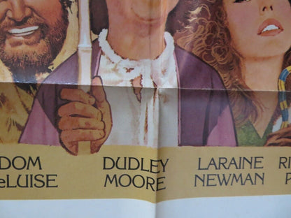 WHOLLY MOSES!  FOLDED US ONE SHEET POSTER DUDLEY MOORE RICHARD PRYOR 1980