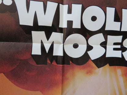 WHOLLY MOSES!  FOLDED US ONE SHEET POSTER DUDLEY MOORE RICHARD PRYOR 1980