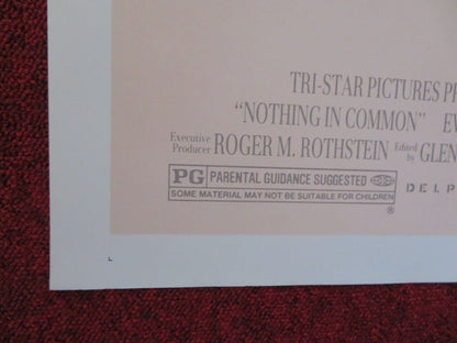 NOTHING IN COMMON  FOLDED US ONE SHEET POSTER TOM HANKS JACKIE GLEASON 1986