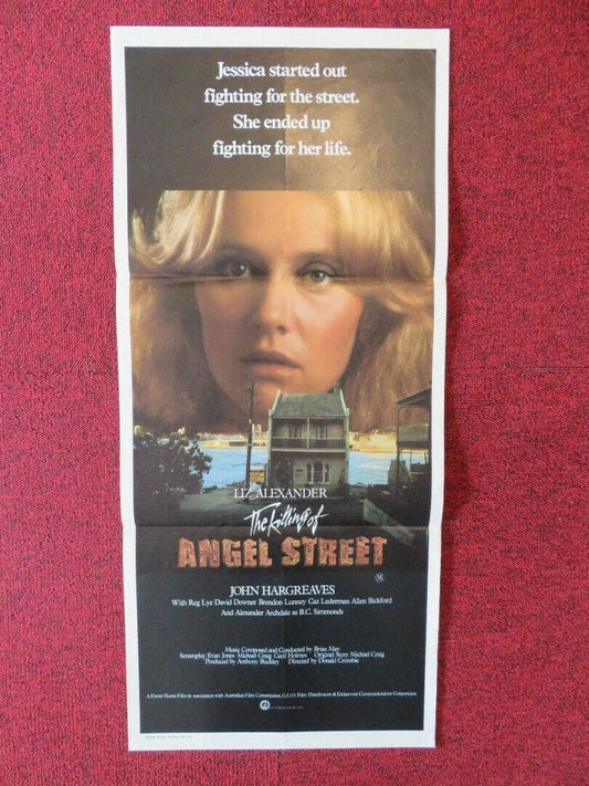 THE KILLING OF ANGEL STREET FOLDED AUSTRALIAN DAYBILL POSTER Elizabeth Alexander