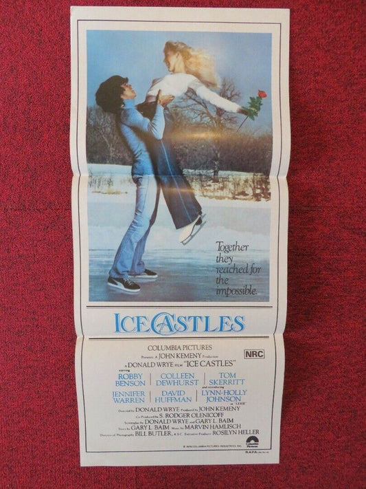 ICE CASTLES FOLDED AUSTRALIAN DAYBILL POSTER Robby Benson Lynn-Holly Johnson '78