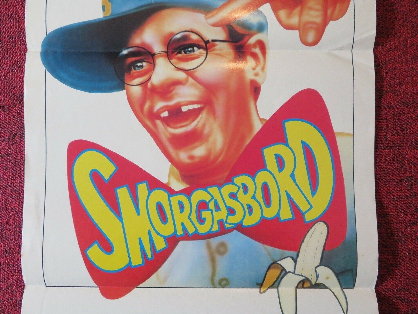 SMORGASBOARD / CRACKING UP FOLDED AUSTRALIAN DAYBILL POSTER Jerry Lewis 1983