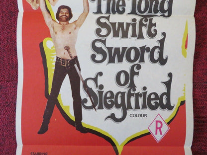 THE LONG SWIFT SWORD OF SIEGFRIED FOLDED AUSTRALIAN DAYBILL POSTER 1971