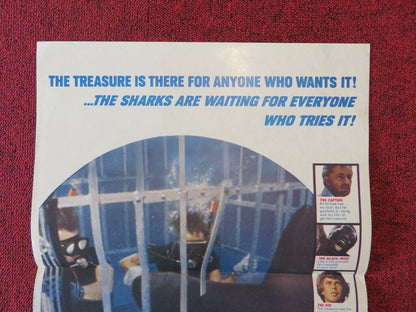 SHARKS TREASURE  FOLDED AUSTRALIAN DAYBILL POSTER Cornel Wilde  Yaphet Kotto '75