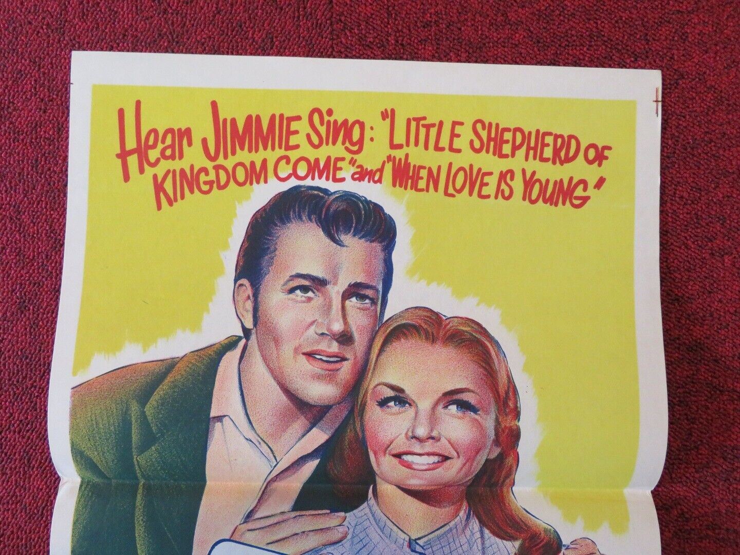 THE LITTLE SHEPHERD OF KINGDOM COME FOLDED AUSTRALIAN DAYBILL POSTER 1961