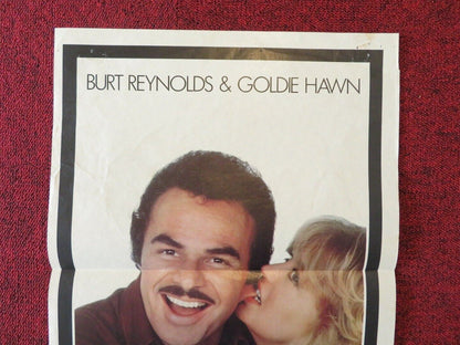 BEST FRIENDS FOLDED AUSTRALIAN DAYBILL POSTER Burt Reynolds Goldie Hawn 1982