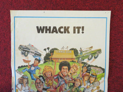 RACQUET FOLDED AUSTRALIAN DAYBILL POSTER Bert Convy Lynda Day George 1979