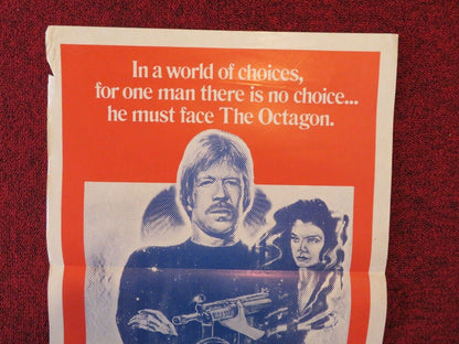 THE OCTAGON FOLDED AUSTRALIAN DAYBILL POSTER CHUCK NORRIS 1980