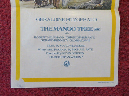 THE MANGO TREE FOLDED AUSTRALIAN DAYBILL POSTER GERALDINE FITZGERALD 1977